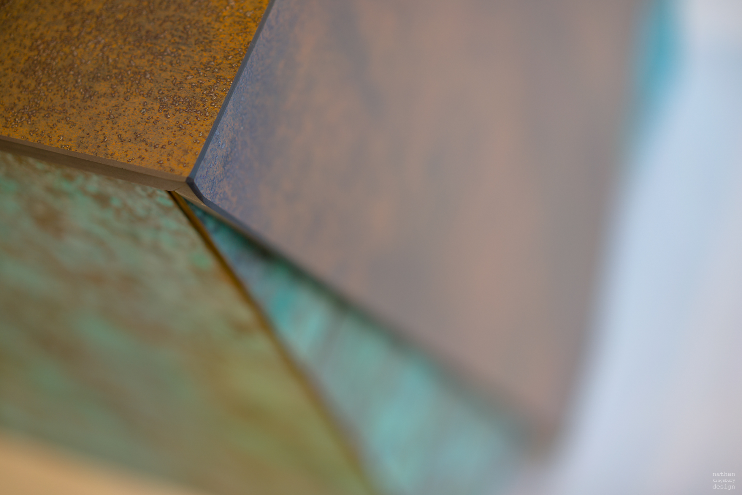 bespoke neolith iron corten kitchen island worktop clapham south london