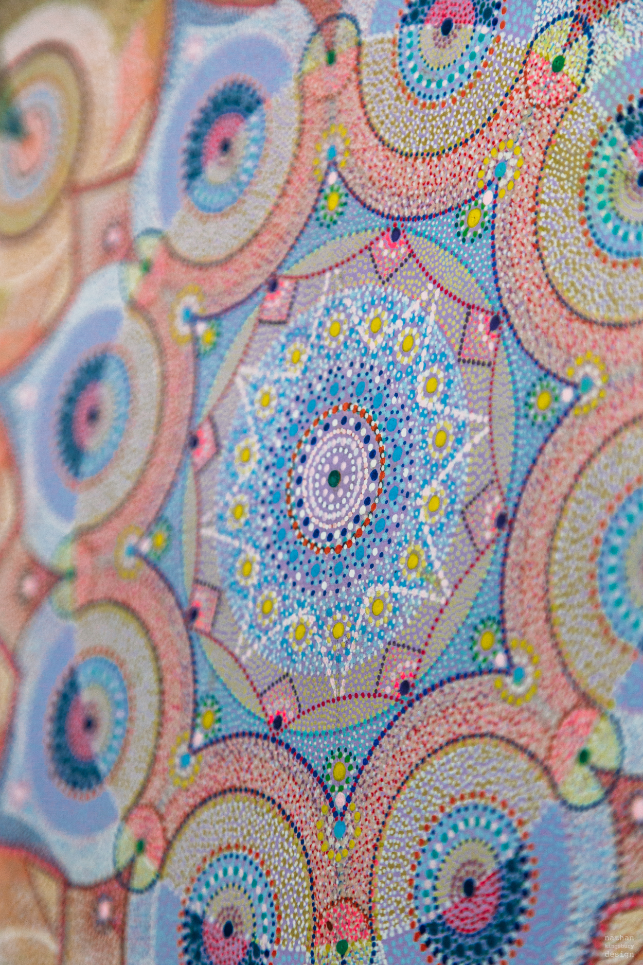 colourful mandala art hampstead north london