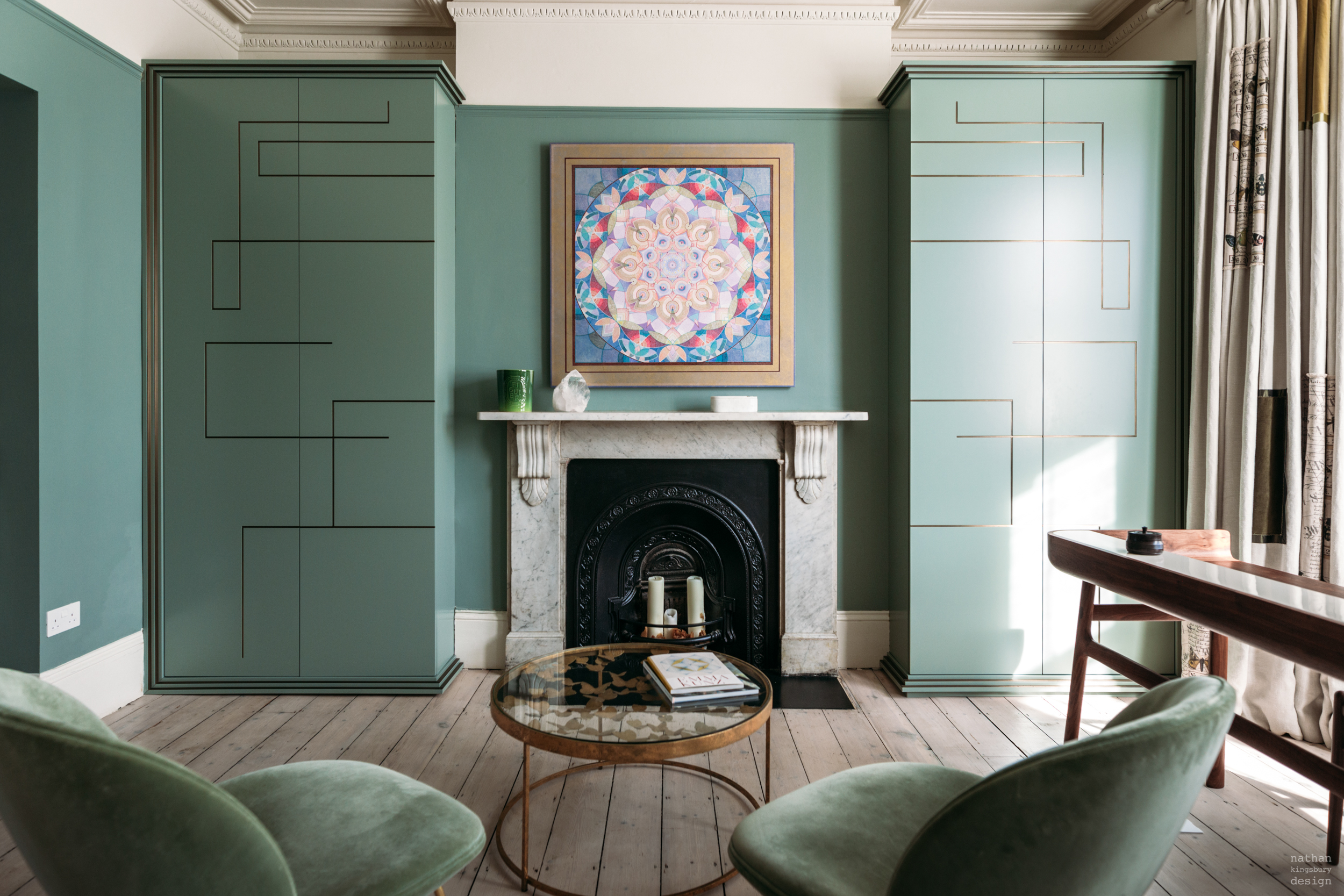 bespoke art deco fitted wardrobes hampstead london